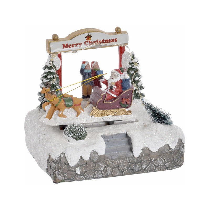 

BHD - Adorno Navideño DKD Home Decor Resina Papá Noel (17.5 x 12.5 x 17 cm)