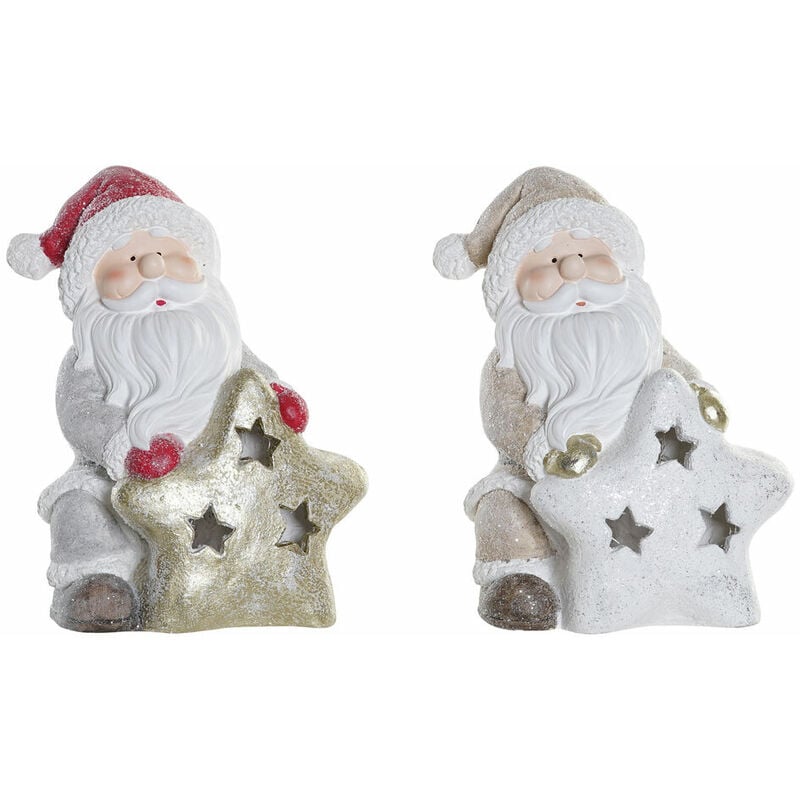 

Adorno Navideño DKD Home Decor Resina Papá Noel (2 pcs) (26 x 19 x 31 cm)