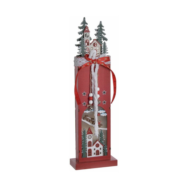 

Adorno Navideño DKD Home Decor Rojo LED Casa