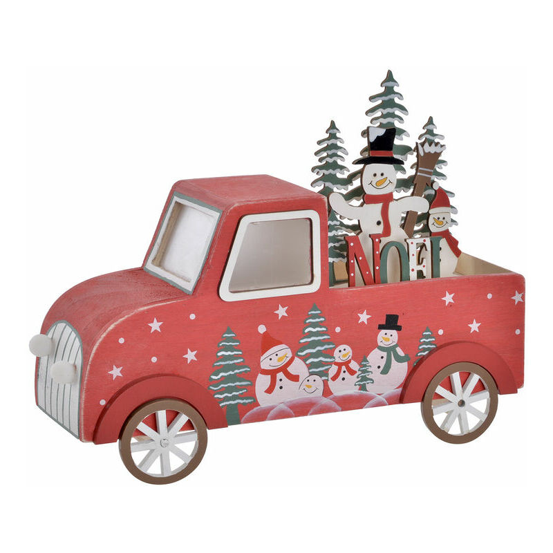 

Adorno Navideño DKD Home Decor Rojo LED Coche