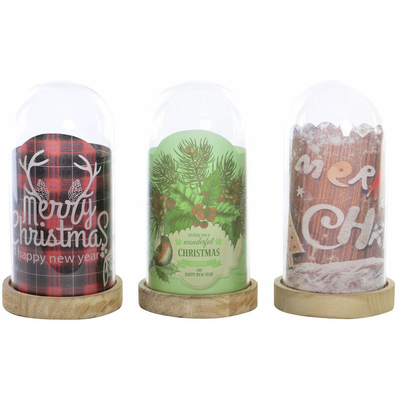 

Adorno Navideño DKD Home Decor Rojo Verde LED (3 pcs)