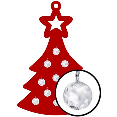 Adornos navideños de cristal GLAMU
