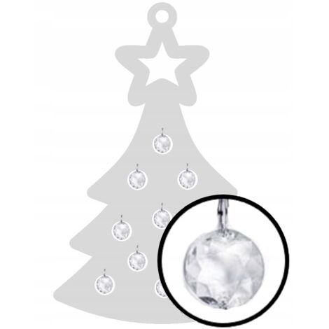 Adornos navideños de cristal GLAMU