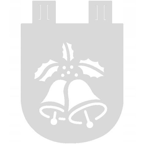adornos navideños en forma de campana