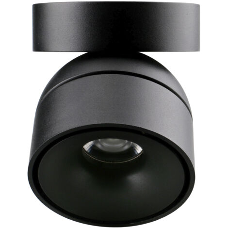 Adosado tilt UKU4 Corte de fase L,C LED COB 7W 881lm(695lm)/913lm(673lm)/954lm(712lm) CRI90 2700K/3000K/4000K 20º Negro Negro