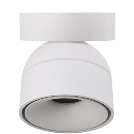 Adosado tilt UKU4 Corte de fase L,C LED COB 7W 881lm(711lm)/913lm(695lm)/954lm(737lm) CRI90 2700K/3000K/4000K 28º Blanco Blanco