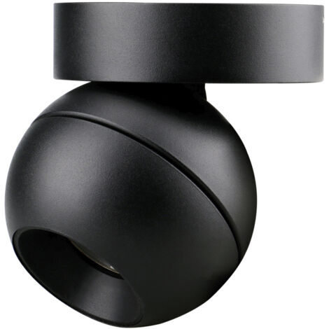 Adosado tilt UKU4 Corte de fase L,C LED COB 7W 881lm(714lm)/913lm(704lm)/954lm(755lm) CRI90 2700K/3000K/4000K 60º Negro Negro