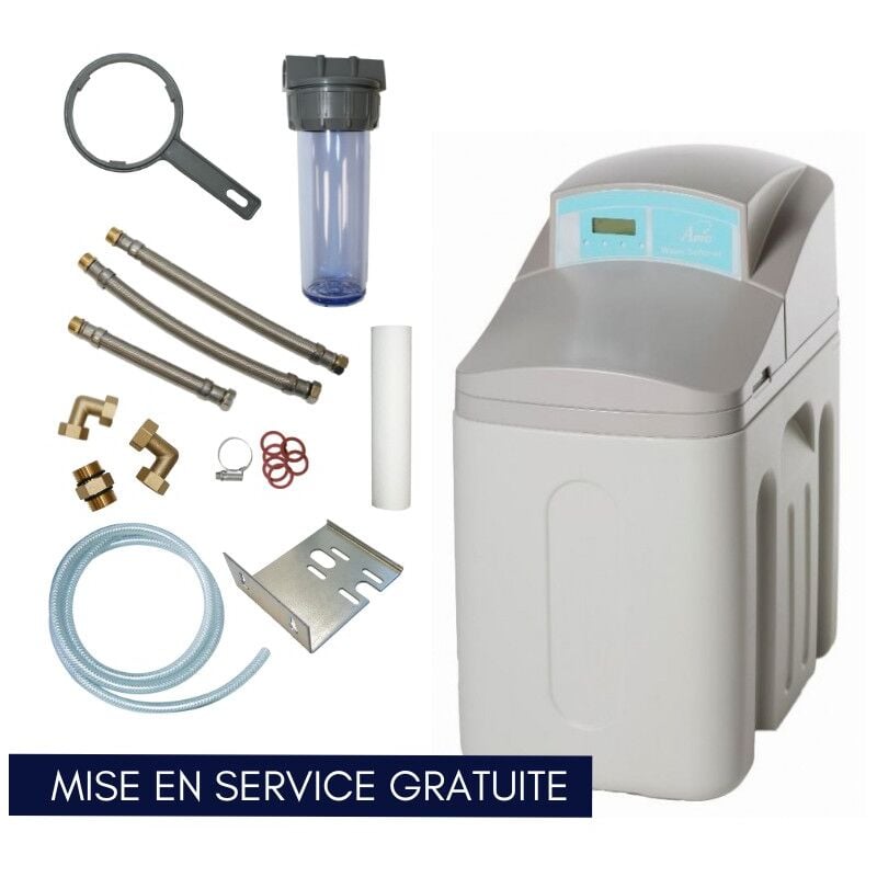 Apic - Adoucisseur zetes 12.5L avec Accessoires + Mise en Service Gratuite