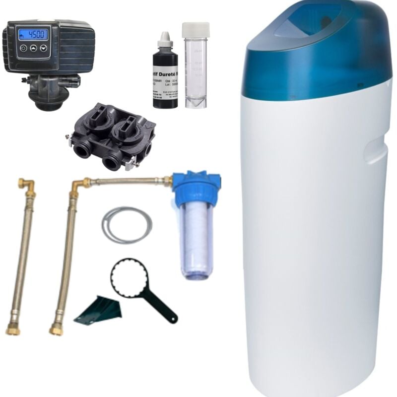 Apic - Adoucisseur d'eau 18L Vanne Fleck 5600 sxt complet avec accessoires