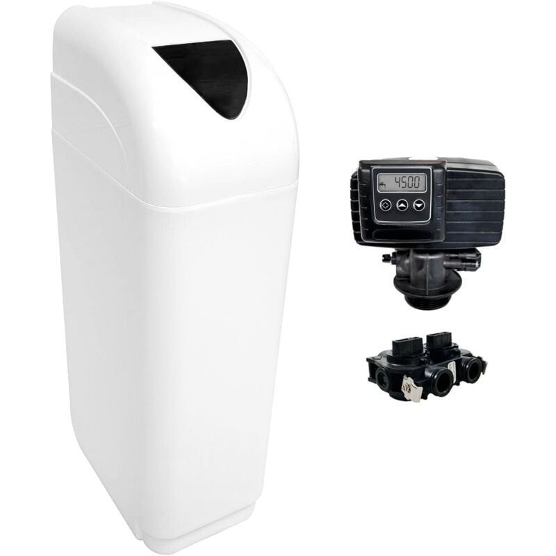 Adoucisseur D'eau 30l Vanne Fleck 5600 Sxt Bac Blanc