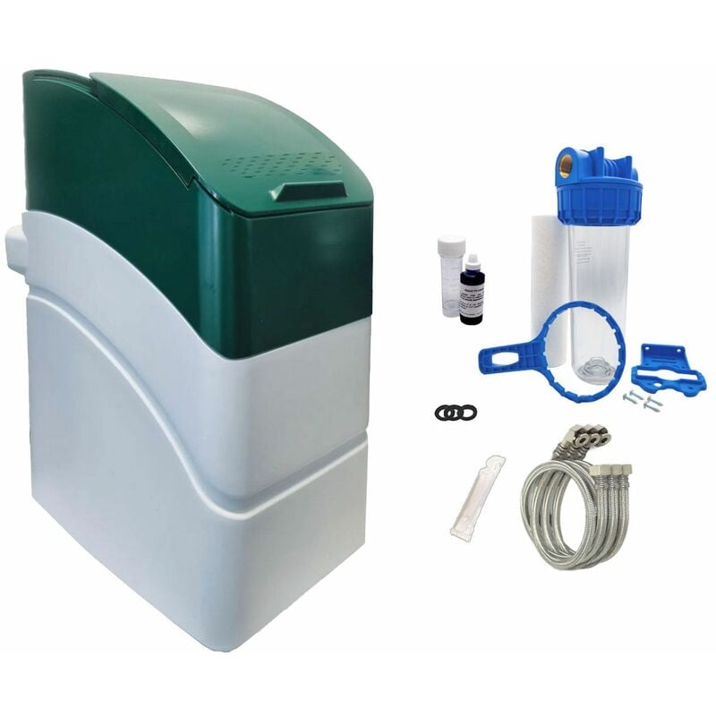 Adoucisseur D'eau Sans électricité Kube 17l Vanne Volumétrique Mécanique - Complet Avec Accessoires