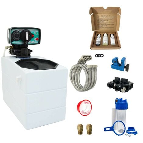 Adoucisseur Eau 4L Fleck 5600 MV Mécanique Volumétrique Complet Avec Accessoires Fabriqué En France