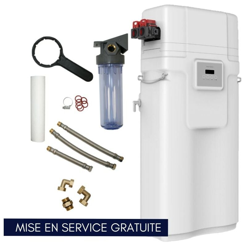 Apic - Adoucisseur extra plat iris 14L avec Accessoires + Mise en Service
