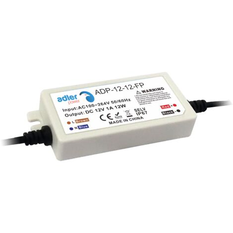 ADP-12-12-FP : Driver ADLER 12 V/1 A CV IP67