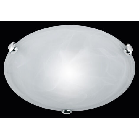 Adrian Plafón Redondo Cristal Blanco Ø30 cm Trio Lighting