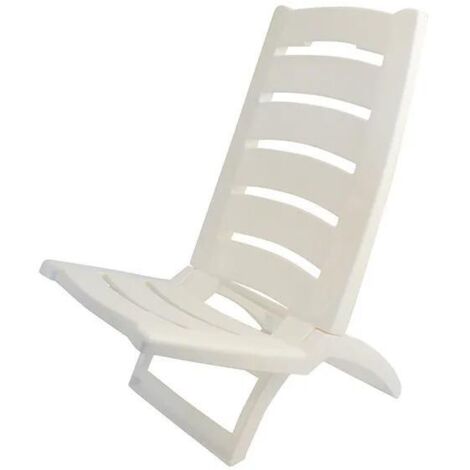 Adriatic Aktive 62653 Chaise Pliante Blanche Légère
