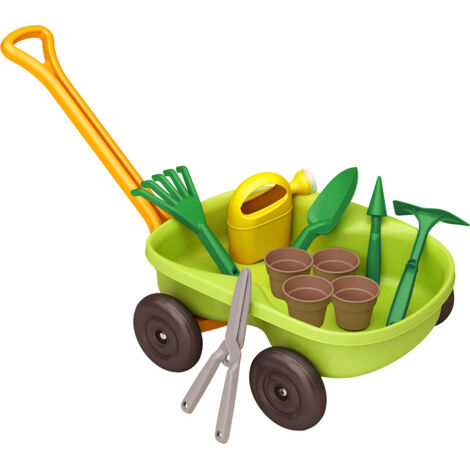 Adriatic Kinder Gartenwagen mit Werkzeug bunt