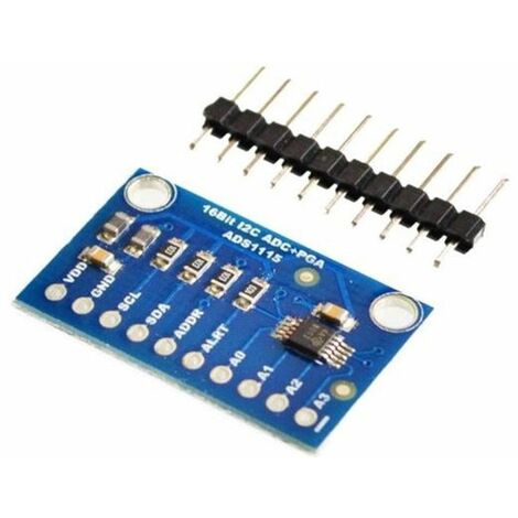 ADS1115 Pro Arduino Modulo ADC 4 canales 16 Bit I2C  con Amplificador  ganancia