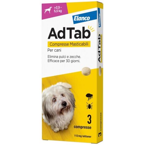 ADTAB COMPRESSE MASTICABILI P/CANI 2,5 - 5,5 KG
