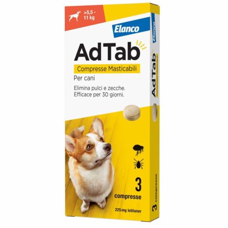ADTAB COMPRESSE MASTICABILI P/CANI 5,5 - 11 KG