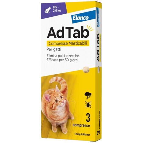 ADTAB COMPRESSE MASTICABILI P/GATTI 0,5-2,0 KG