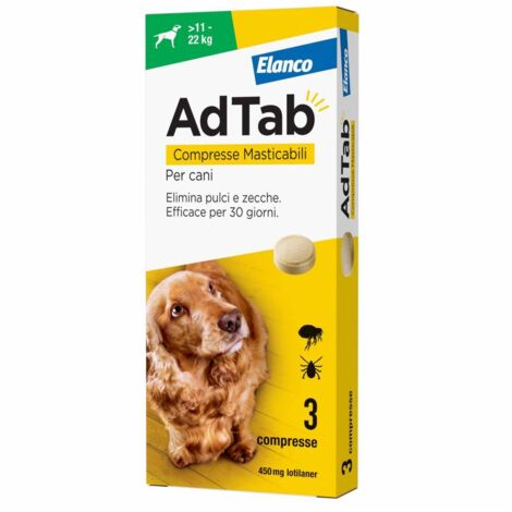 Adtab Compresse Masticabili Per Cani 11 - 22 Kg