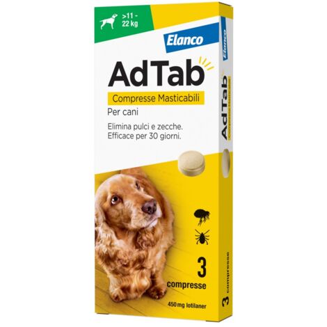 ADTAB COMPRESSE MASTICABILI PER CANI 11 - 22 KG