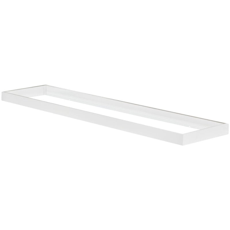 Cadre de Fixation Rectangulaire Saillie pour Dalle led 1200mm Blanc