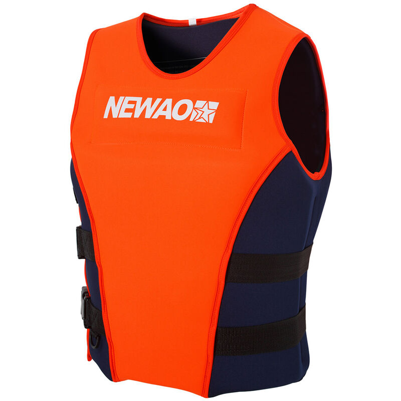 Adults Life Jacket Neoprene Safety Life Vest for Water Ski Wakeboard Swimming,model: L