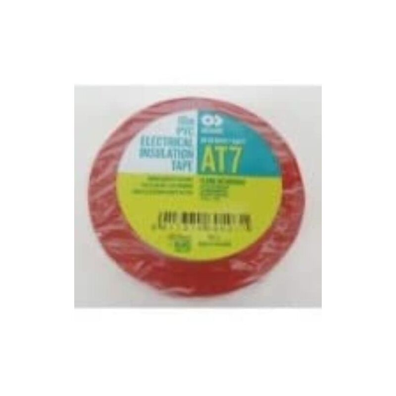 Image of 178315 - AT7 pvc - Insulating adhesive tape 15mmx10m Red - flame retardant - Advance