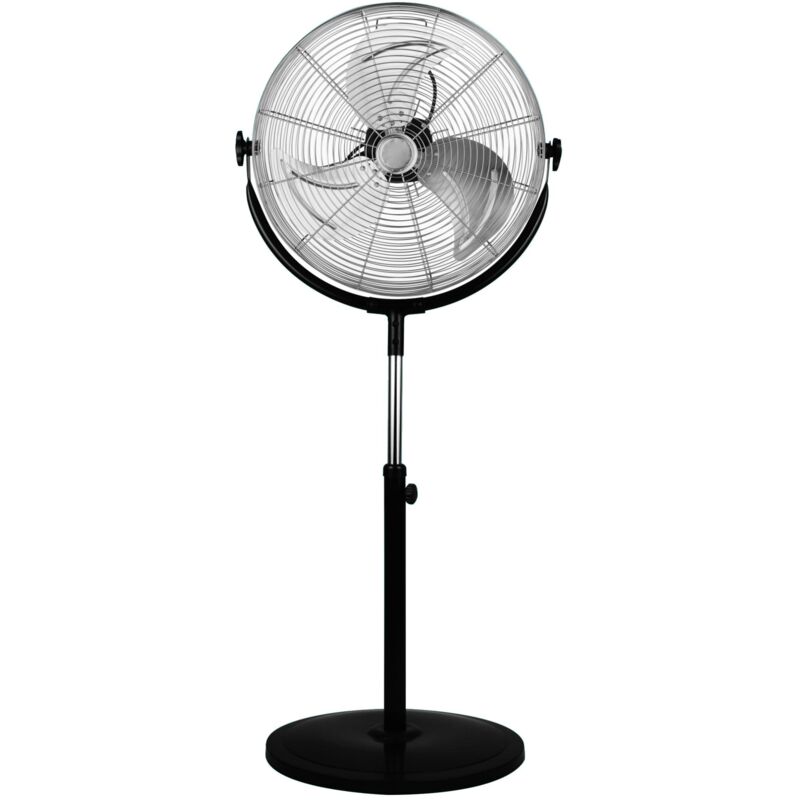 Purline - Ventilateur sur pied venty ind 120F 120W 3 vitesses D50cm Argent