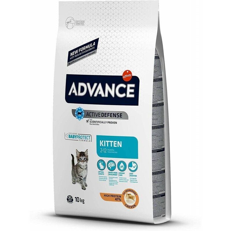 

pienso para gatitos CAT KITTEN con pollo y arroz, saco de 10 kg - Advance