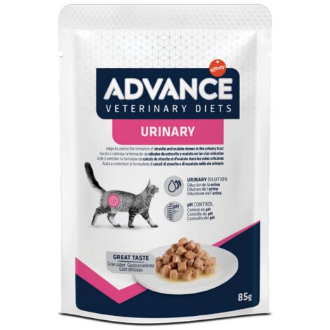 Advance Cat Veterinary Diets Urinary  - Advance Cat Veterinary Diets Urinary - Bustina Da 85 Gr