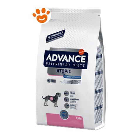 Advance Dog Veterinary Diets Atopic Adult Mini Trota  - Advance Dog Veterinary Diets Atopic Adult Mini Trota - Sacco Da 1,5 Kg