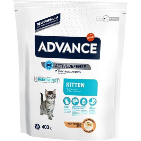 ADVANCE GATO KITTEN POLLO Y ARROZ - 0.4 Kilos