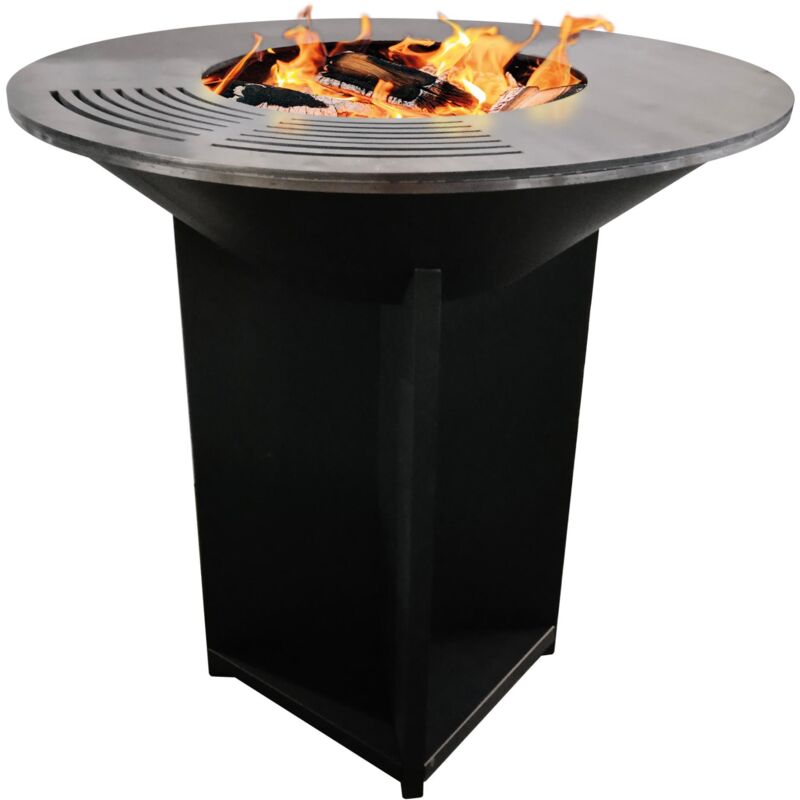 Purline - Barbecue brasero avec plaque d'acier de 100 cm