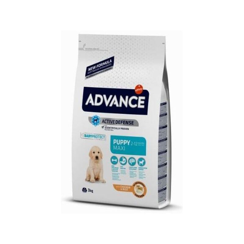 

Canine Puppy Maxi Pollo Arroz 3Kg - Advance