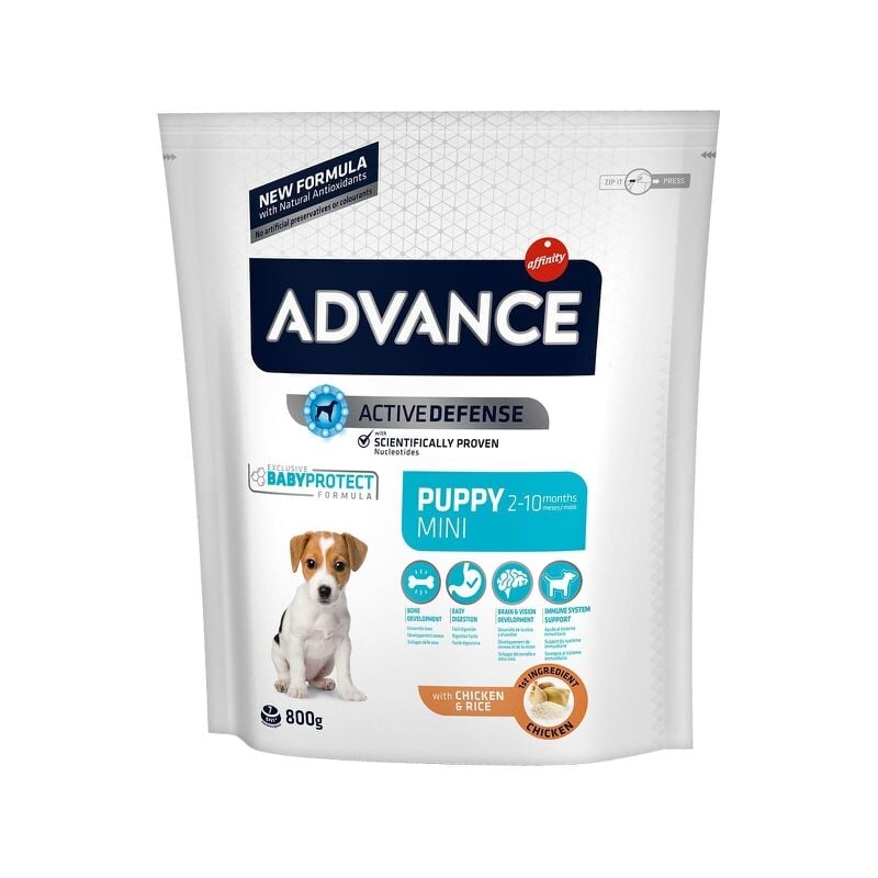 

Canine Puppy Mini Pollo Arroz 800Gr - Advance