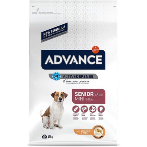Advance Vitality Senior Mini +8 pour chiens