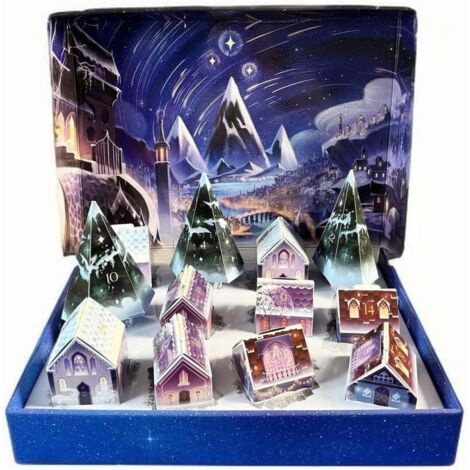 Adventskalender 2025, 12-tägiger Weihnachtskalender mit Schmuck, Schreibwaren und Gadgets. Adventskalender 2025, Weihnachtsgeschenk für Erwachsene und Kinder.