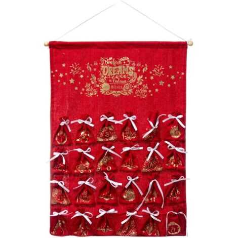 Adventskalender mit Säckchen