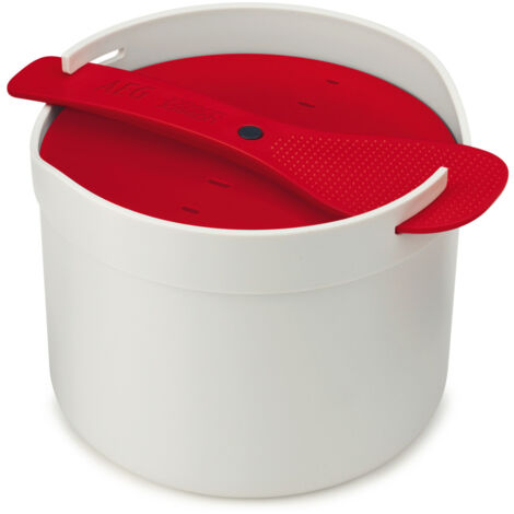 AEG A9MBSTE2 Set per Microonde 2000ml Rosso e Bianco con Coperchio Rimovibile