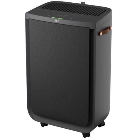 AEG APU72771DG Purificatore D'aria, Filtro HEPA, Elimina 99,5% batteri, Capacità fino a 70m2, 3 velocità, touch, controllo vocale, Wi-Fi, sensore umidità/temperatura, filtro 4 fasi, grigio