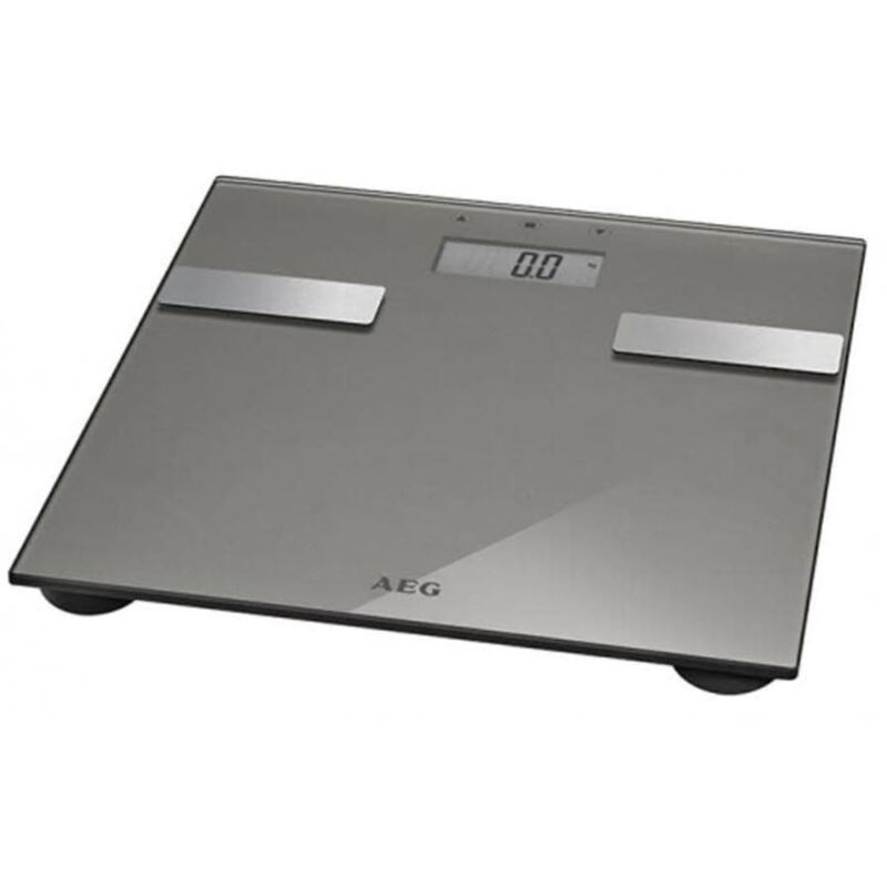 

Báscula de Baño Inteligente, Análisis Corporal 7 Funciones, Alta Precisión, Acero Inox. y Vidrio Gris - AEG