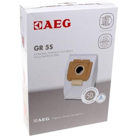 Aeg - bolsa para aspiradora orig gr5s vampyrino set 8+2mf - 9002565407 - 7321420568493
