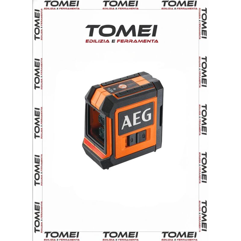 AEG CLR215-B Livella Laser Rosso Illumina Fino a 15 Metri, Livella Laser