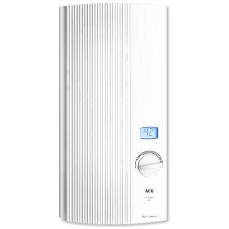 AEG Durchlauferhitzer DDLE LCD 222394 blanc , 18/21/24/kW, 400 V, électronique