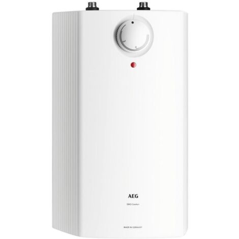 AEG Kleinspeicher HUZ 5 Comfort 222164 Untertischmontage, offen, 230 V, 5 l, 2 kW, weiß
