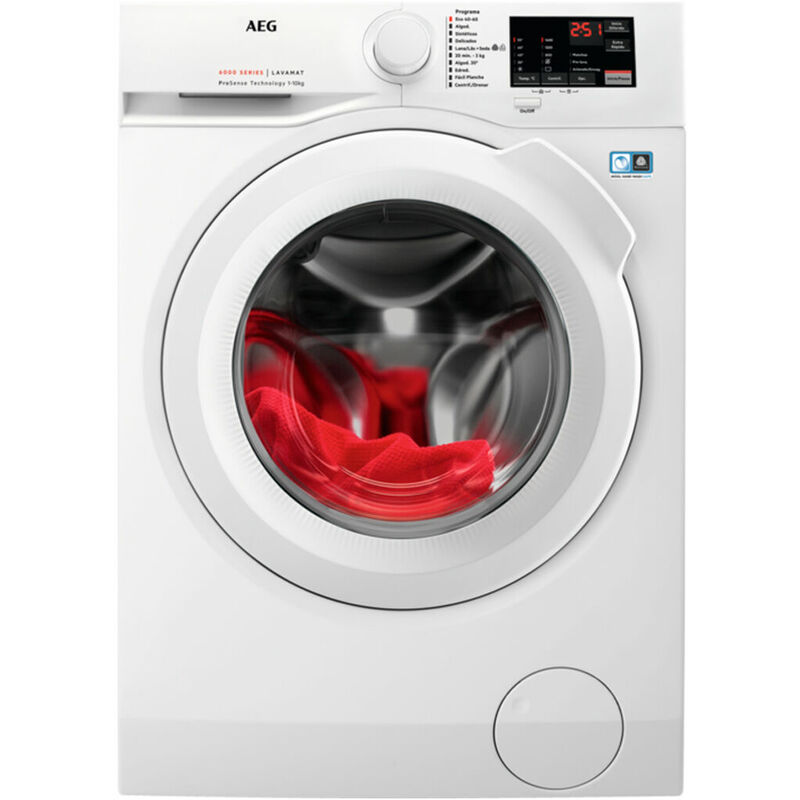 

Lavadora L6FBI147P 10 kg 1400 rpm - AEG