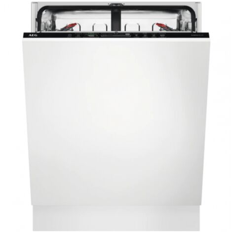 AEG – Lave-vaisselle tout encastrable 60 cm – 12 couverts – Classe E – Mécanisme ComfortLift – Technologie Spot Control – FSE82827P